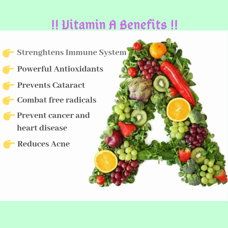 Benefit of vitamin A 